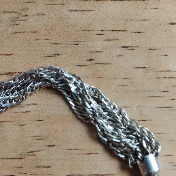 Multi Strand Sterling Silver Bracelet - Picture 4 of 10